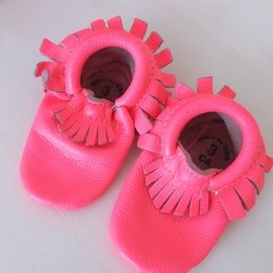 Freshly Picked baby moccasins real leather